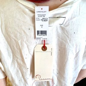 Current/Elliot slouchy shirt splatter texture. NWT